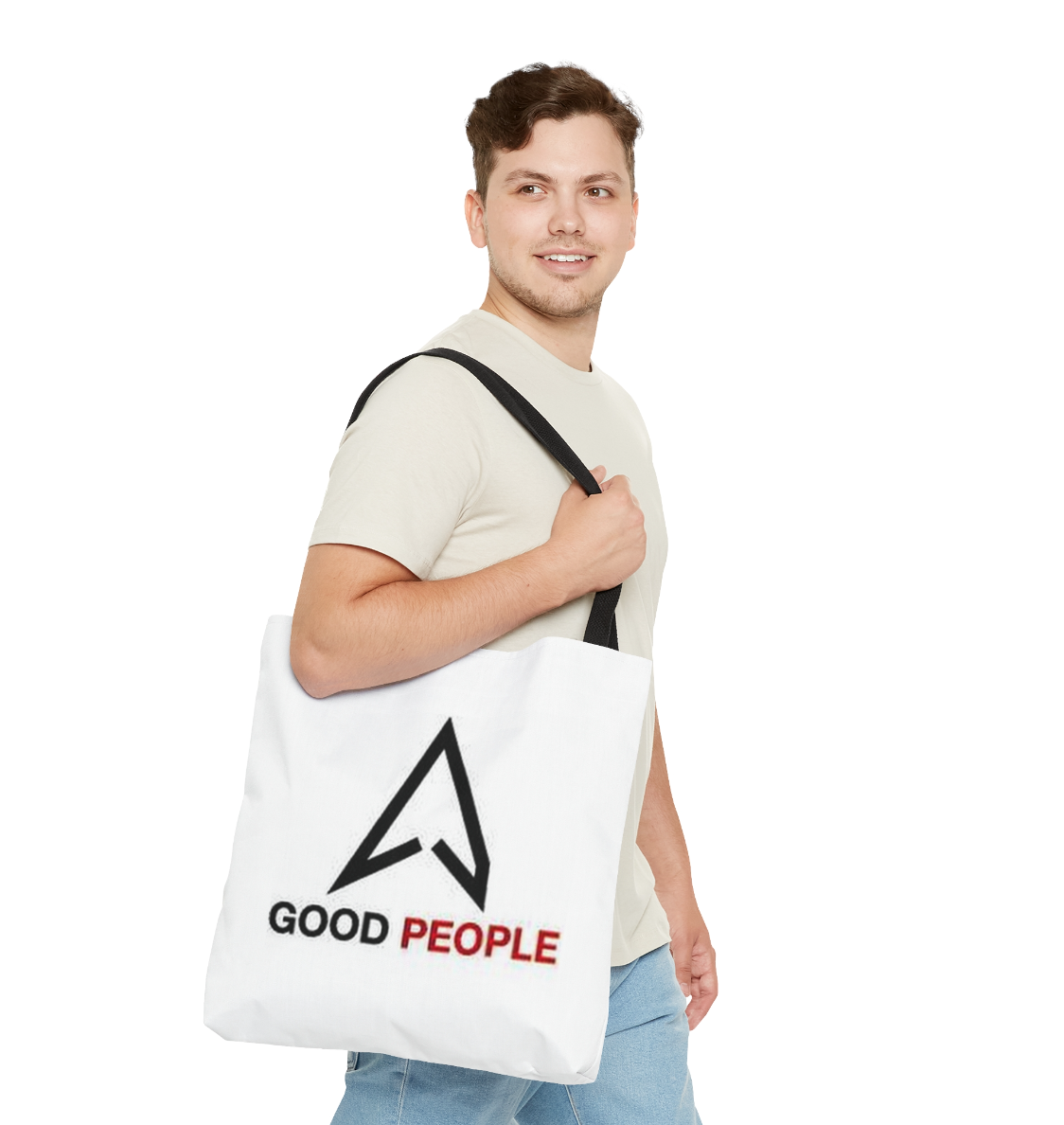 GoodPeople Triple Compartment Shoulder Bag.